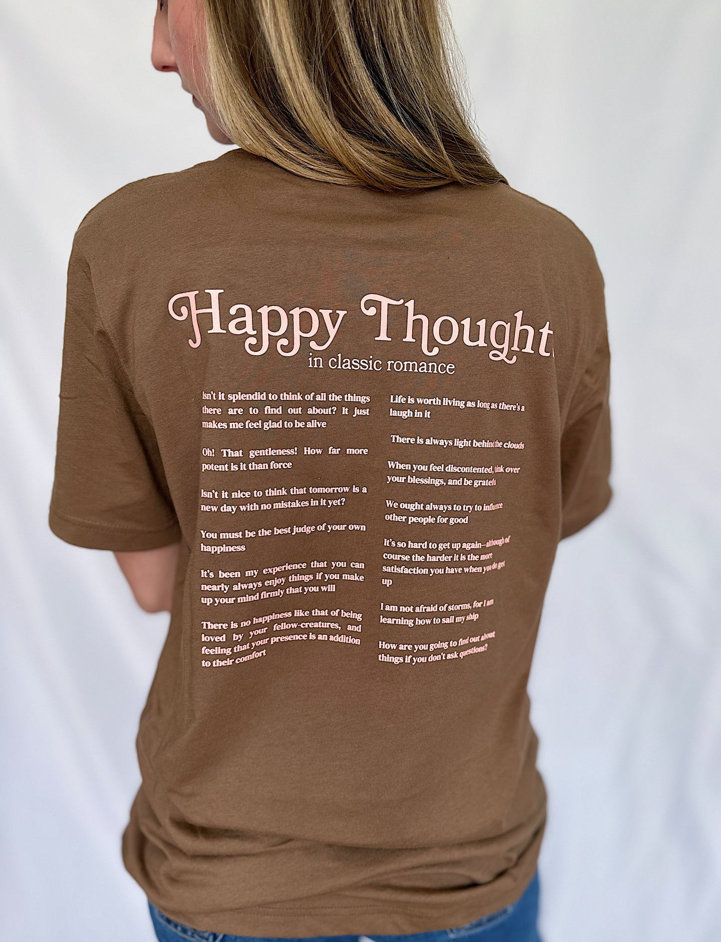 "Happy Thoughts" Quote T-shirt