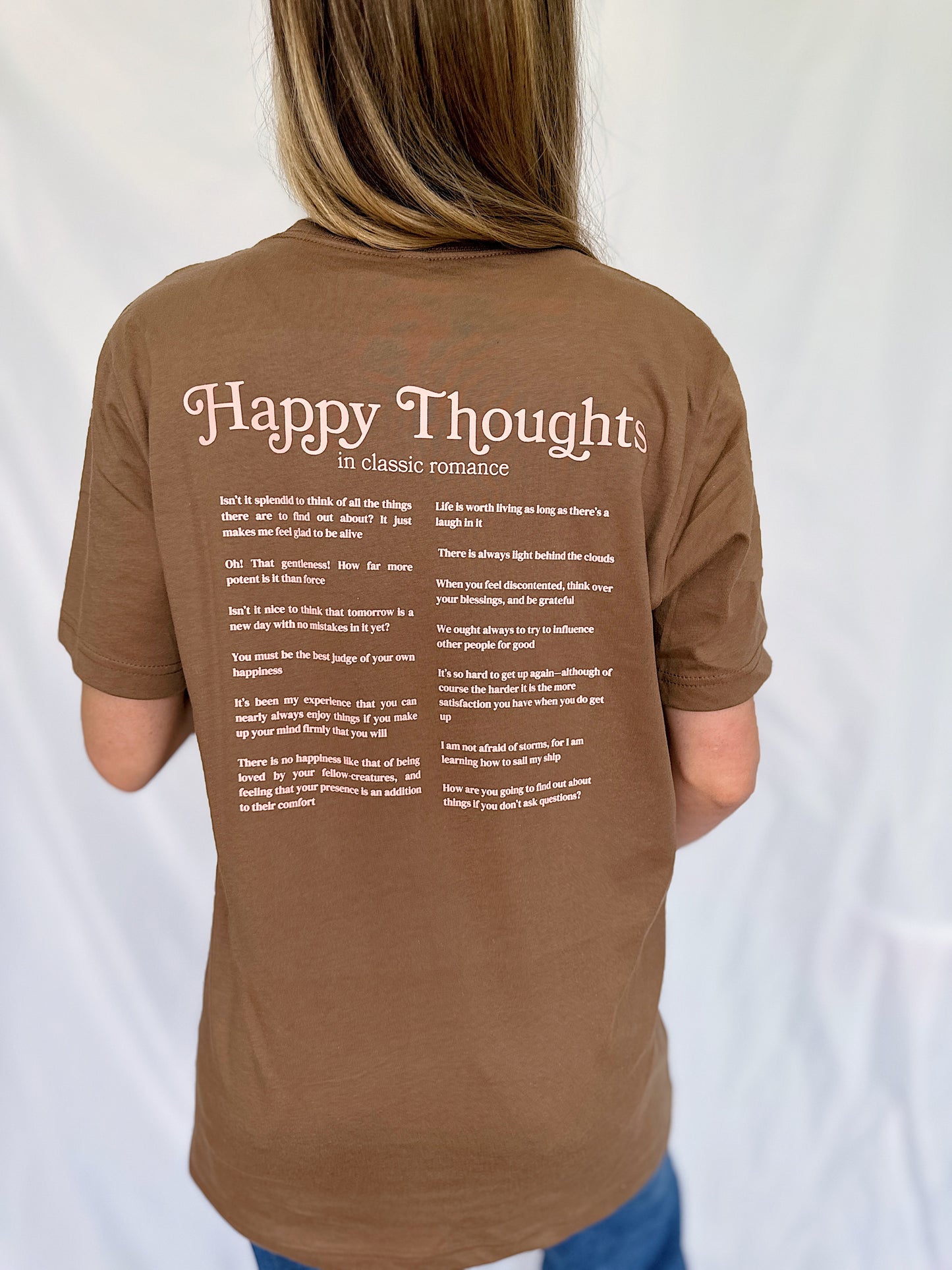 "Happy Thoughts" Quote T-shirt
