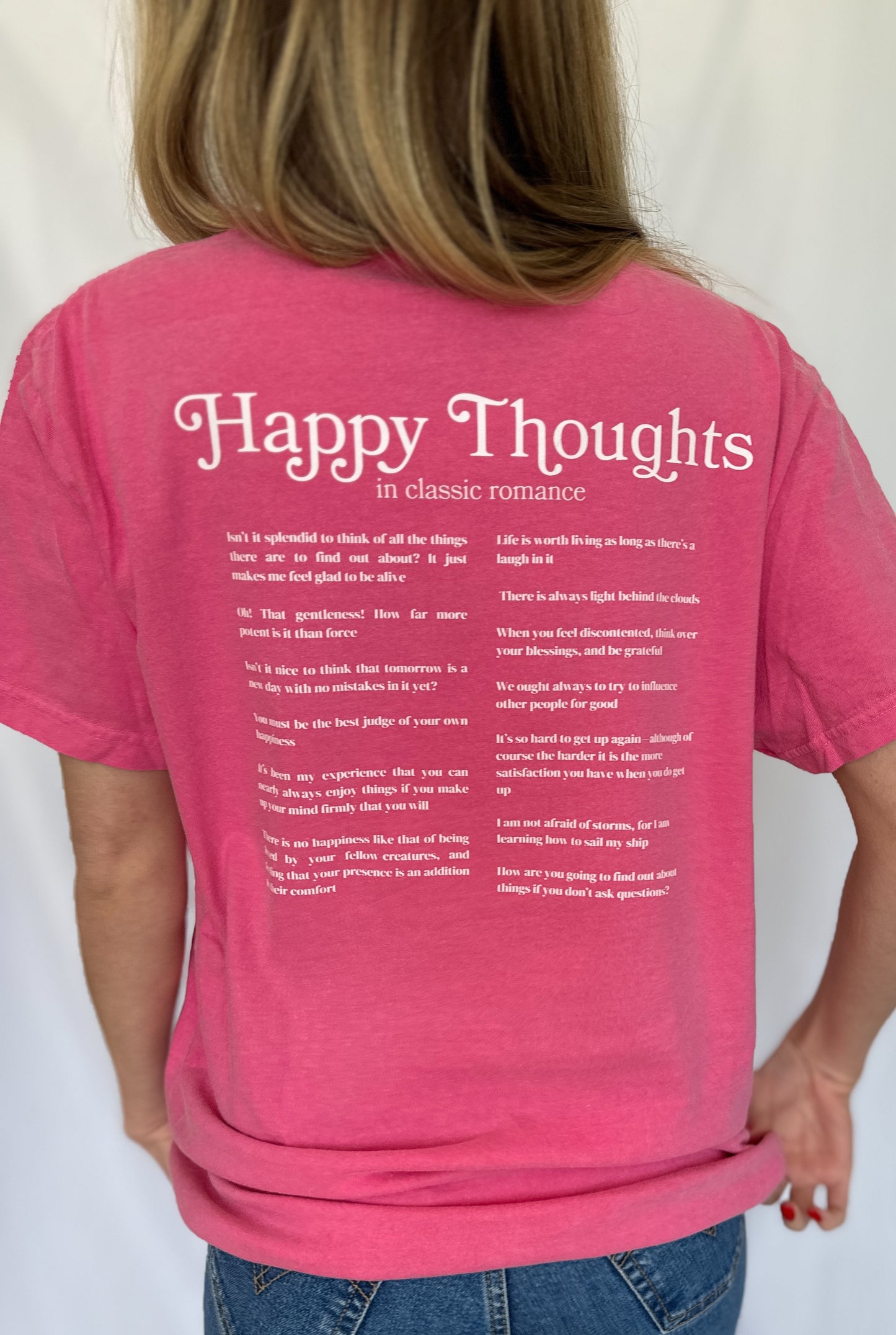"Happy Thoughts" Quote T-shirt