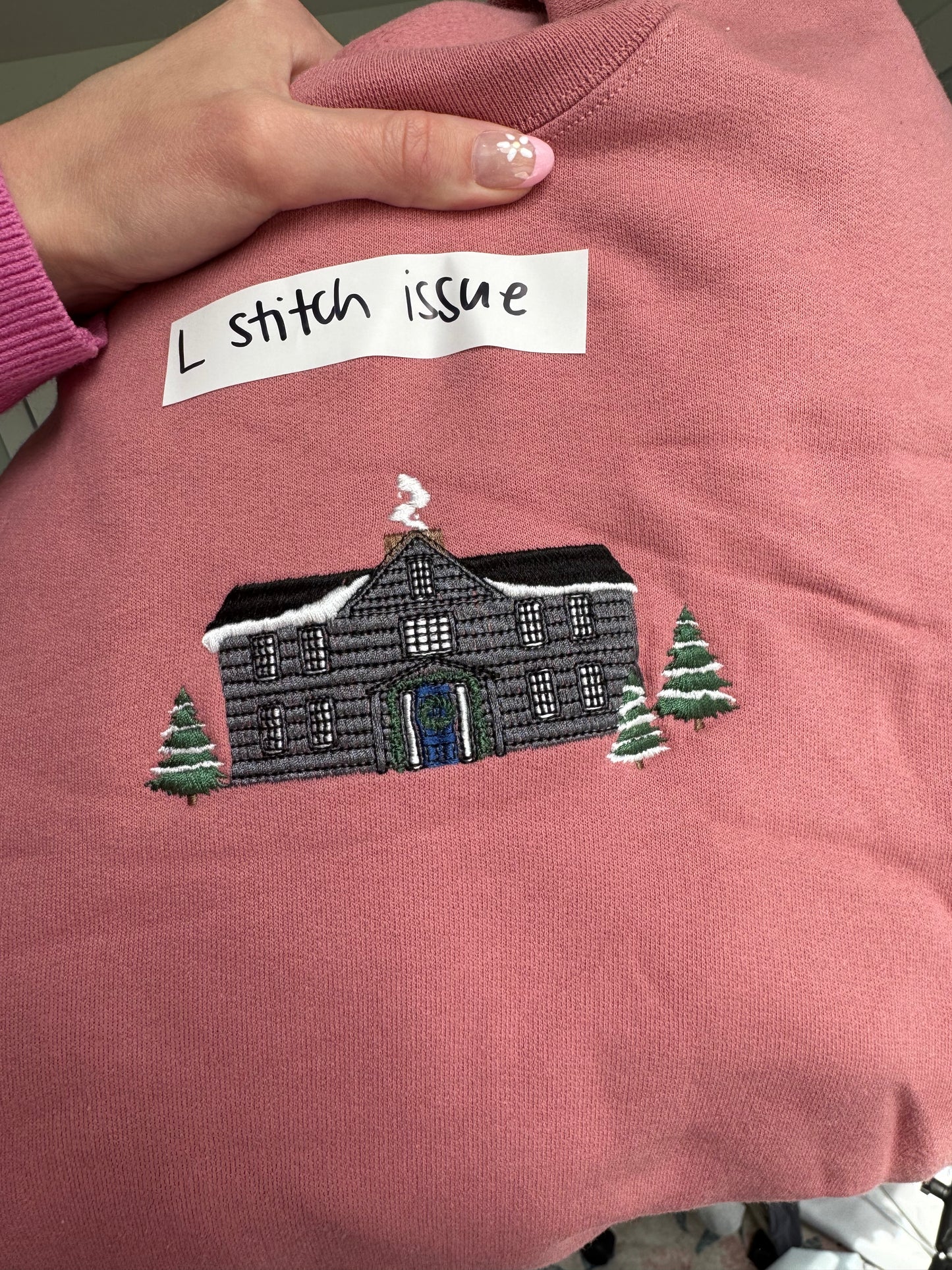 L IMPERFECT Winter Little Women Home Sweatshirt