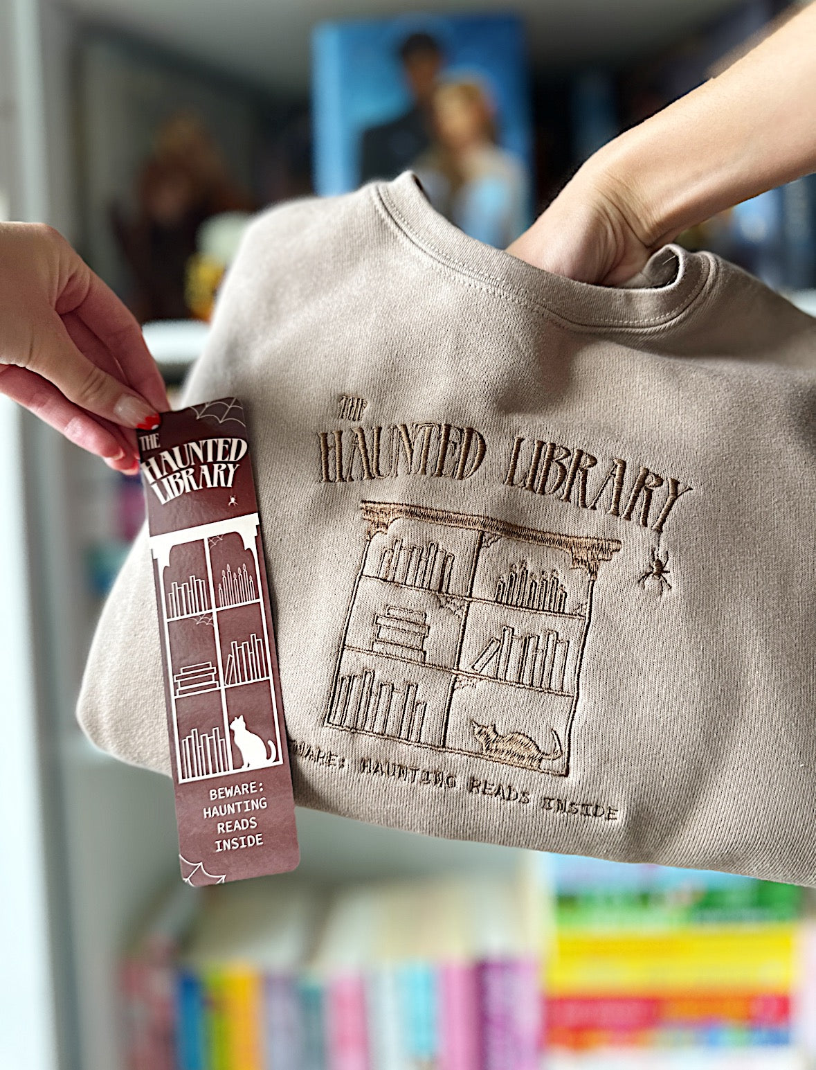 The Haunted Library Bookmark