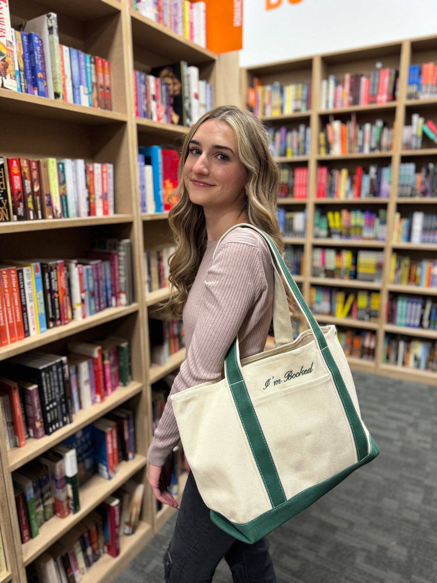 "I'm Booked" Book Bag