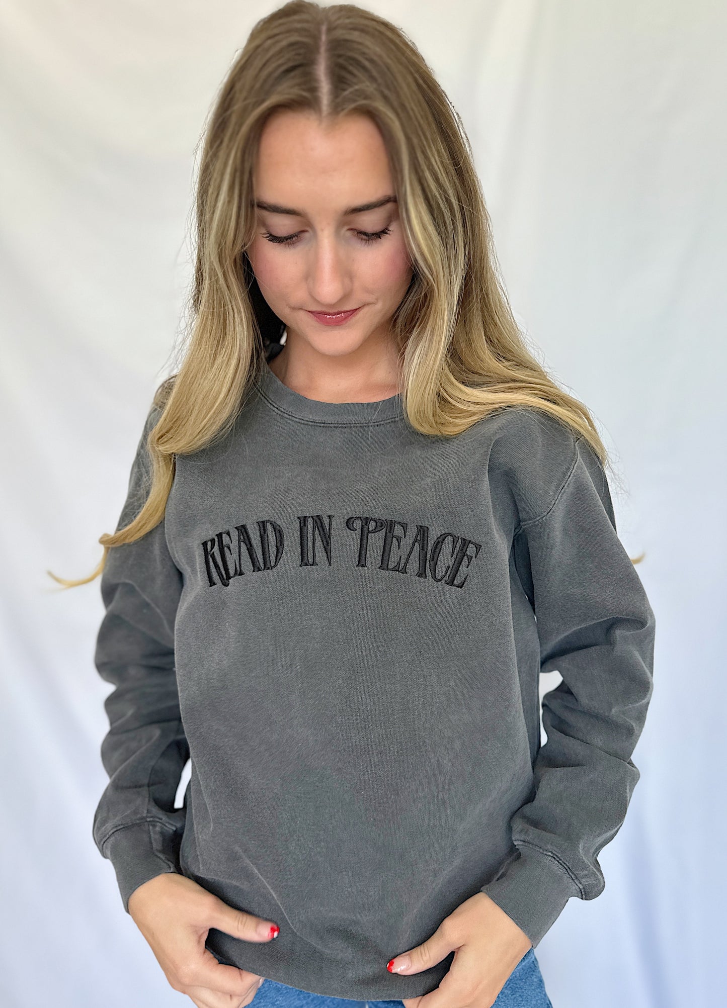 Read in Peace Sweatshirt (discounted)