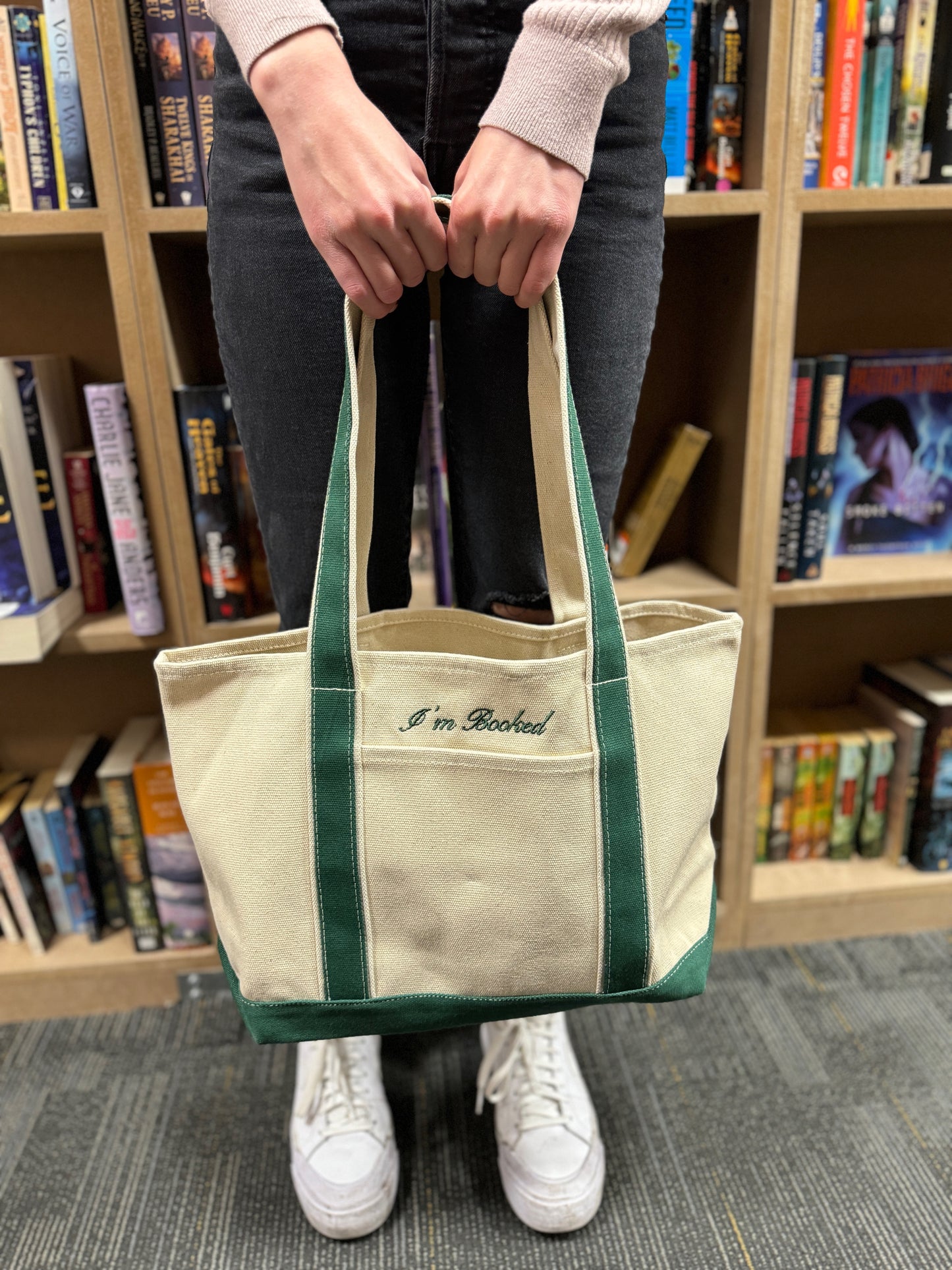 "I'm Booked" Book Bag