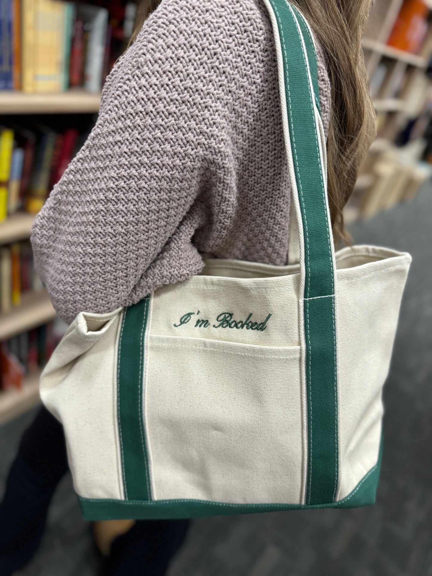 "I'm Booked" Book Bag