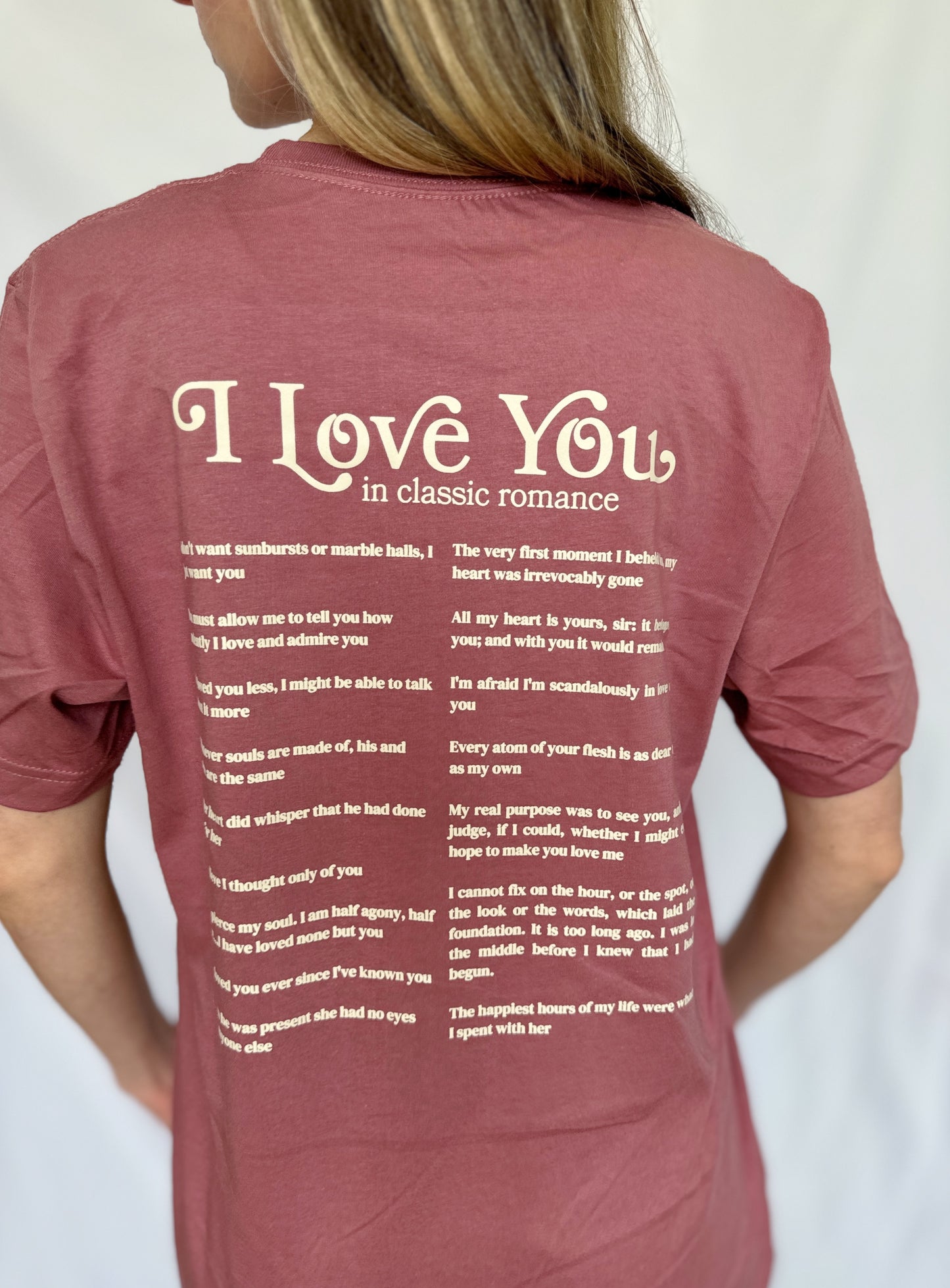 "I Love You" Quote T-shirt