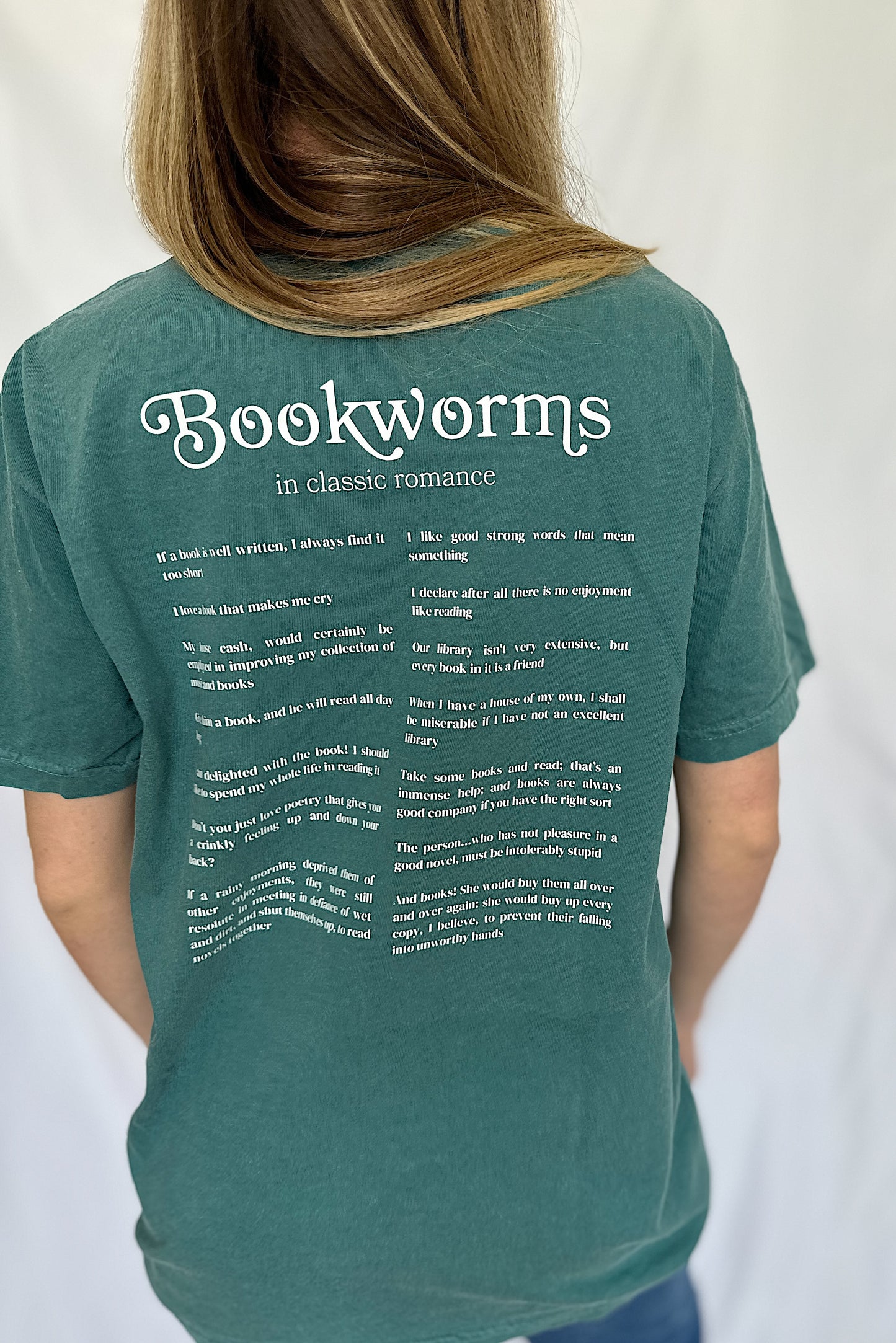 "Bookworm" Quote T-shirt