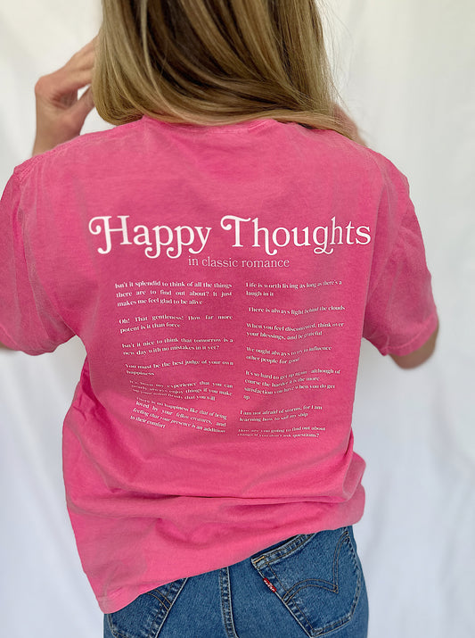 "Happy Thoughts" Quote T-shirt