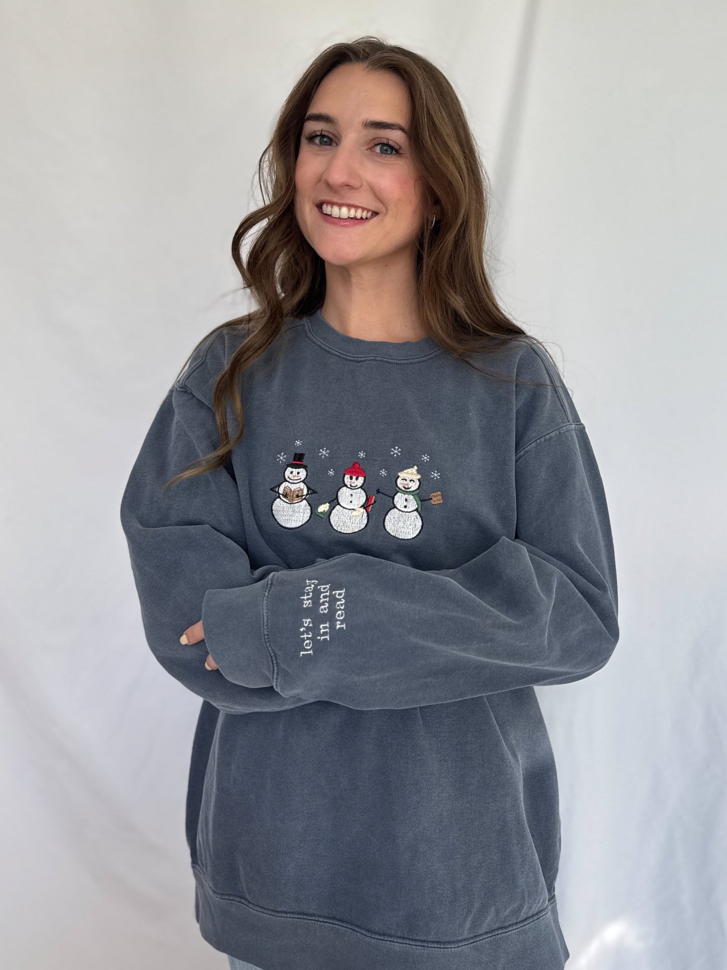 Reading Snowmen Sweatshirt