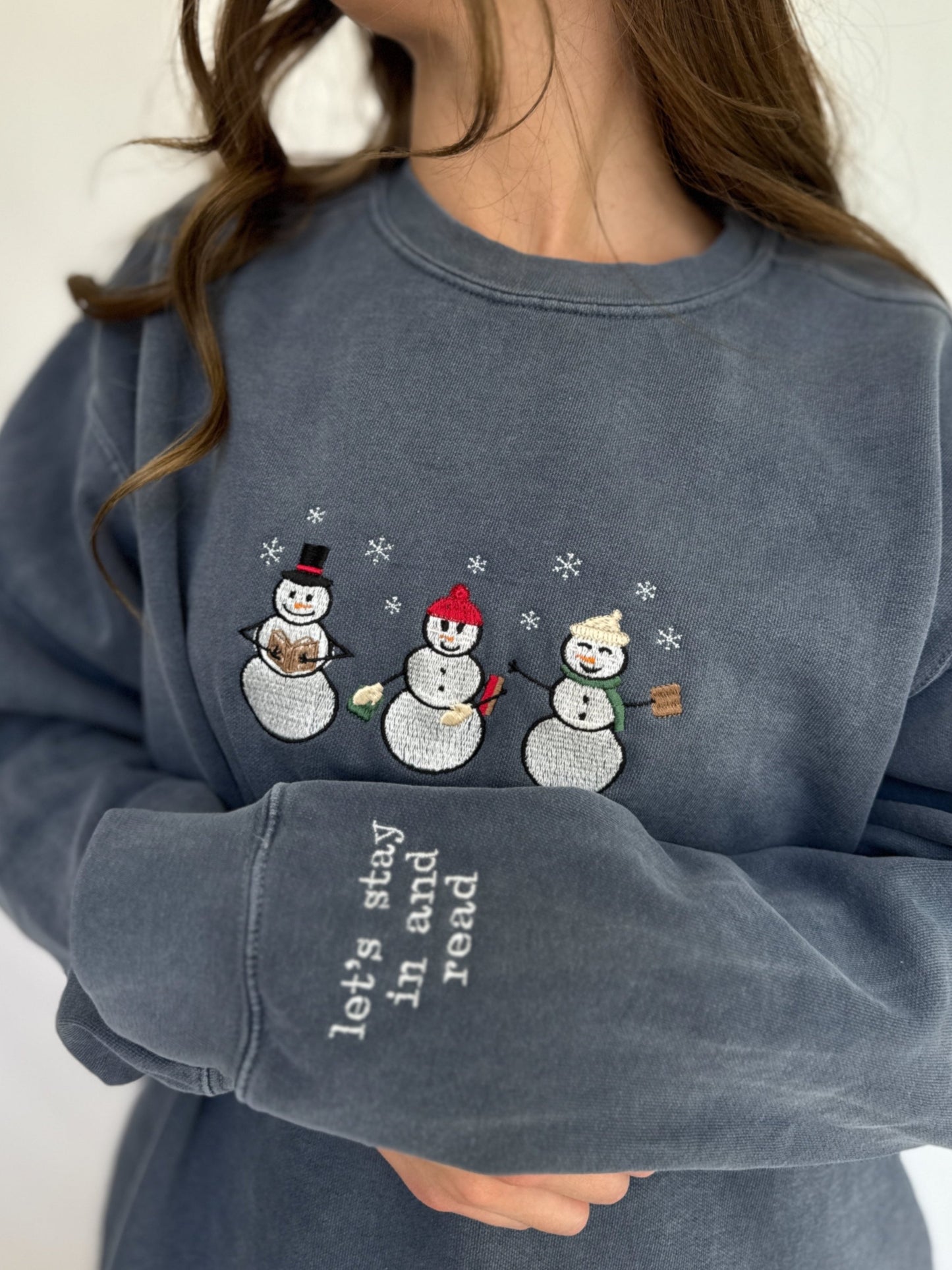 Reading Snowmen Sweatshirt