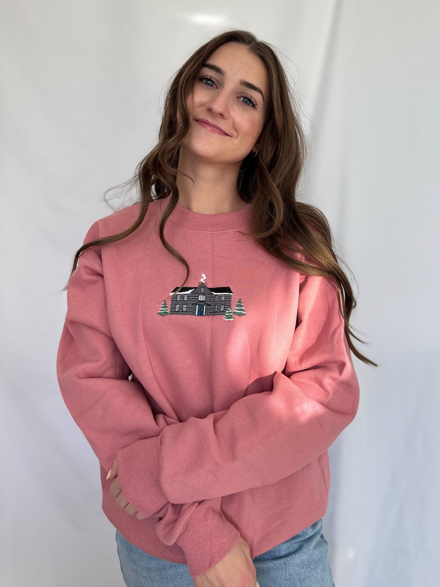 L IMPERFECT Winter Little Women Home Sweatshirt