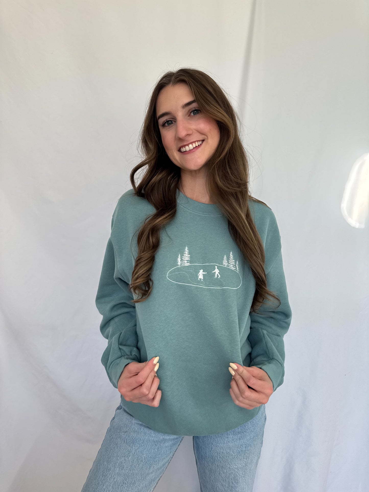 M Ice Skating Sweatshirt (Little Women)