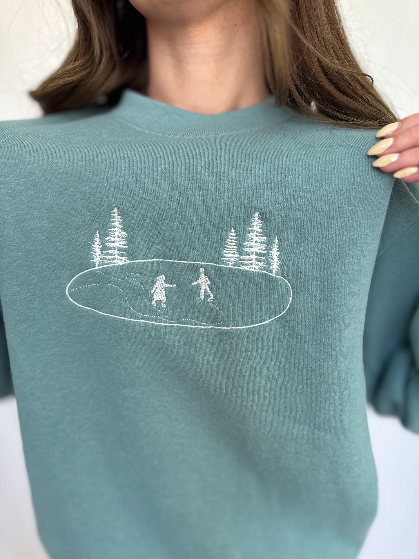 M Ice Skating Sweatshirt (Little Women)