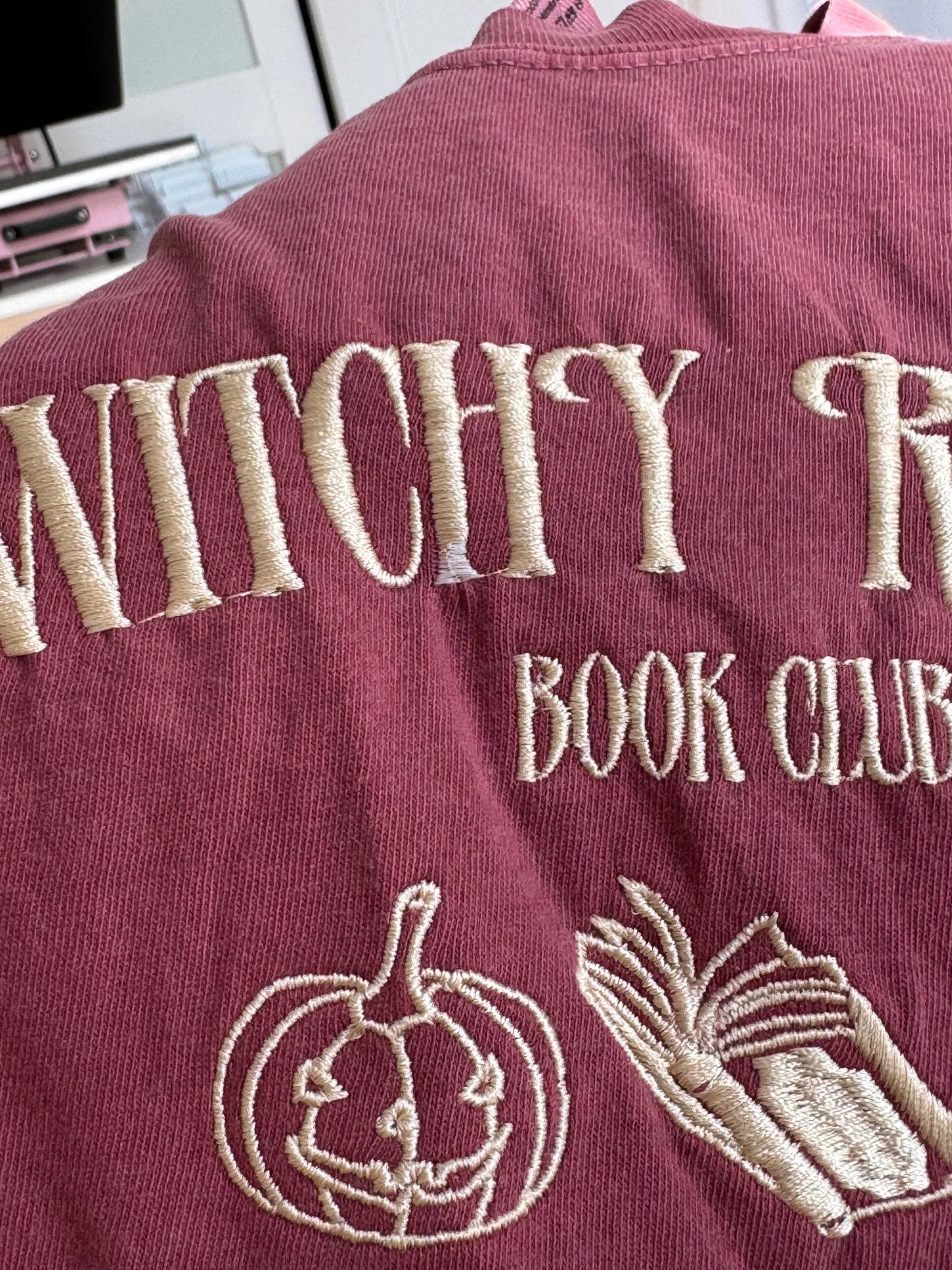 IMPERFECT Witchy Reads Book Club T-Shirt (thread issue)