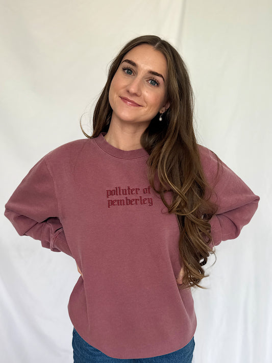 "Polluter of Pemberly" Sweatshirt